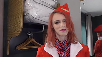 Darkminxx petit british air hostess recruit trys bbc