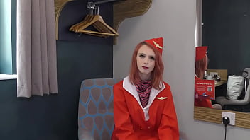 Darkminxx petit british air hostess recruit trys bbc