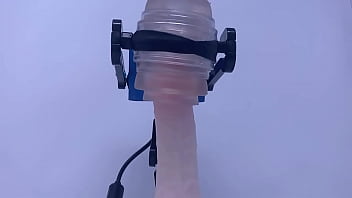 Robot sex machine called rubjoy showing of some moves