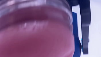 Robot sex machine called rubjoy showing of some moves