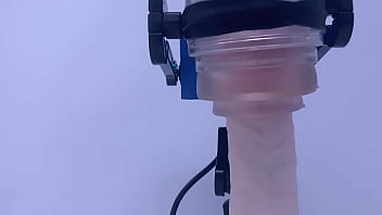 Robot sex machine called rubjoy showing of some moves