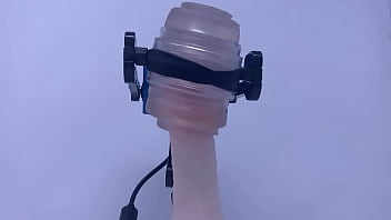 Robot sex machine called rubjoy showing of some moves