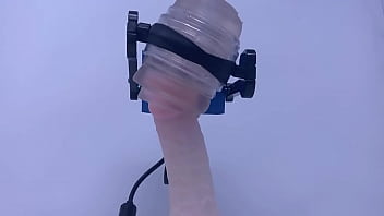 Robot sex machine called rubjoy showing of some moves