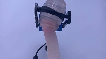 Robot sex machine called rubjoy showing of some moves