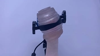 Robot sex machine called rubjoy showing of some moves