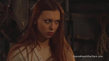 Sexy big butt lesbian slave touching and moaning with naughty mistress