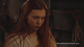 Sexy big butt lesbian slave touching and moaning with naughty mistress