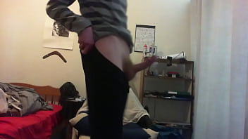 Large penis popping out