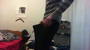 Large penis popping out