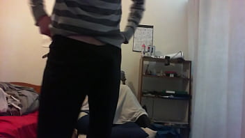 Large penis popping out