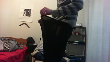 Large penis popping out