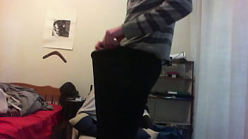 Large penis popping out