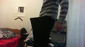 Large penis popping out