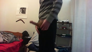 Large penis popping out