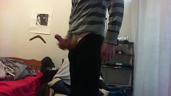 Large penis popping out