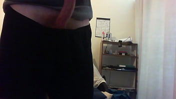 Large penis popping out