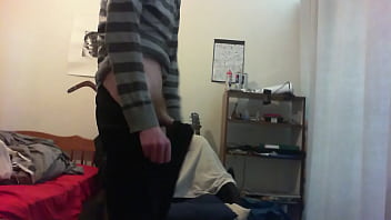 Large penis popping out