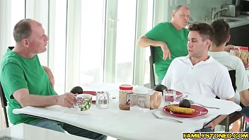 Hot mama rides brads big cock on top