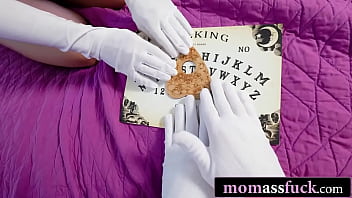 Trick and her stepson's ouija joke ends in deep anal Trick and her stepson's ouija joke ends in deep anal