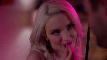 Lola fae is satisfied with the dashing stud's creamy service