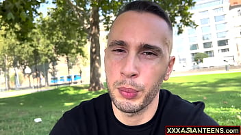 Perfect ass half japanese half brazilian hottie loves a big dick deep