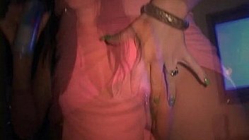 Hot party girl sucking my dick