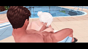 Husband cheats on sleeping wife with her hot slut girlfriend sims anime hentai sfm