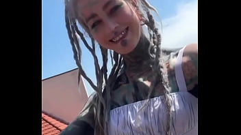 Posing next to the roof of this small town ️what’s your favorite view from up high #townviews #ontheroof #po