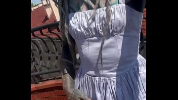 Posing next to the roof of this small town ️what’s your favorite view from up high #townviews #ontheroof #po