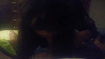 First time she ever spit