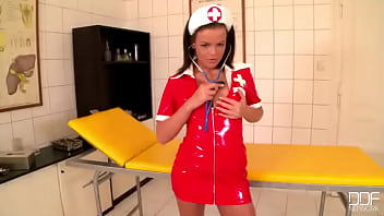 Naughty nurse and the dick