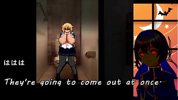 A girl was surrounded zombies