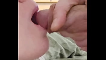 Kimmi the rimming elf does a deep cleaning of her human's asshole before swallowing a load of cum