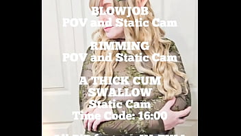 Kimmi the rimming elf does a deep cleaning of her human's asshole before swallowing a load of cum