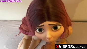 Nice dick suck from hot step daughter using cartoon face filter