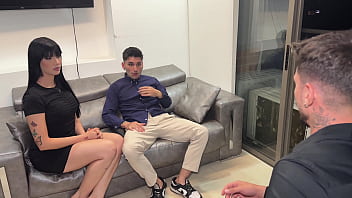 Degenerate interviewer pays candidates to strip and fuck in his office