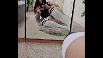 Popping a titty for ya