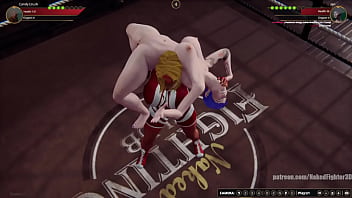 Candy vs jen nf3d lesbian sexual combat