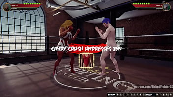 Candy vs jen nf3d lesbian sexual combat