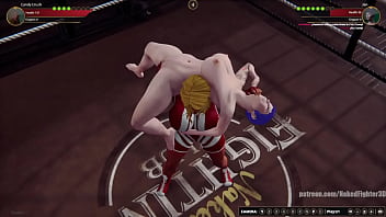 Candy vs jen nf3d lesbian sexual combat