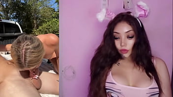 Peque&ntilde;a rubia recibiendo su primer cogida por el culo