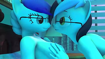 Sexy ponies have sex in bedroom