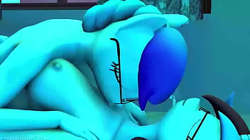 Sexy ponies have sex in bedroom