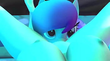 Sexy ponies have sex in bedroom