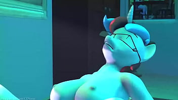 Sexy ponies have sex in bedroom