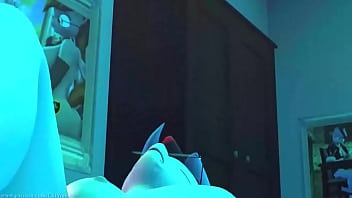 Sexy ponies have sex in bedroom