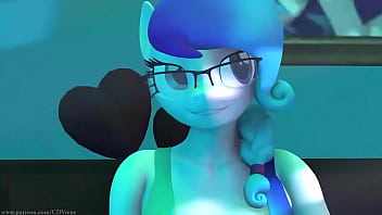 Sexy ponies have sex in bedroom