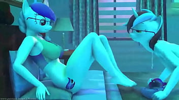 Sexy ponies have sex in bedroom