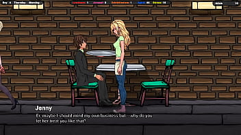 A sweet girl is thinking about jerking off in the shower hentai game