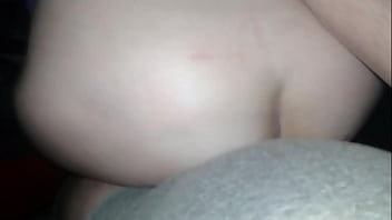 We stopped on the highway to empty his balls